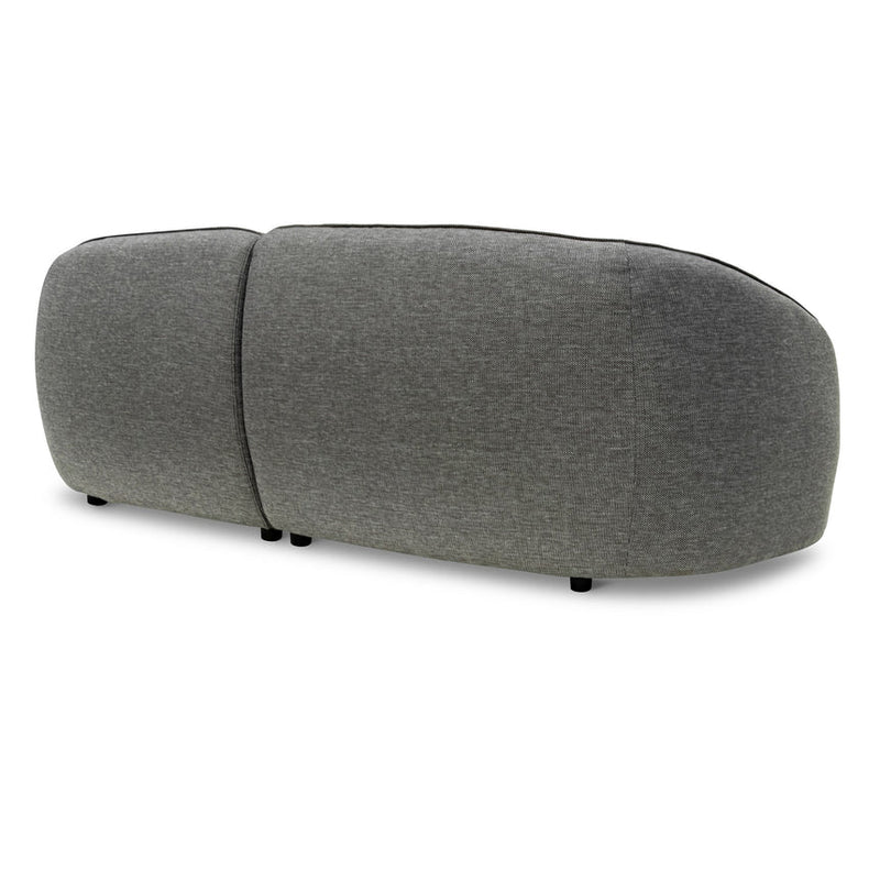 3 Seater Fabric Sofa - Graphite Grey