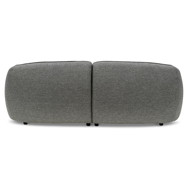 3 Seater Fabric Sofa - Graphite Grey