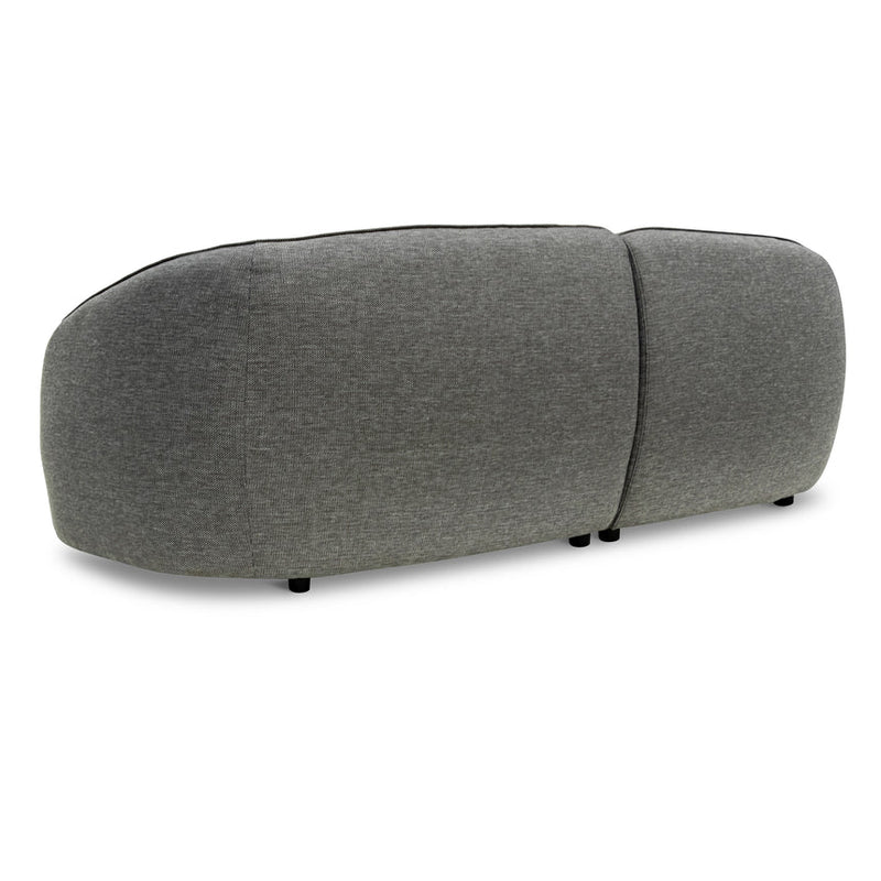 3 Seater Fabric Sofa - Graphite Grey