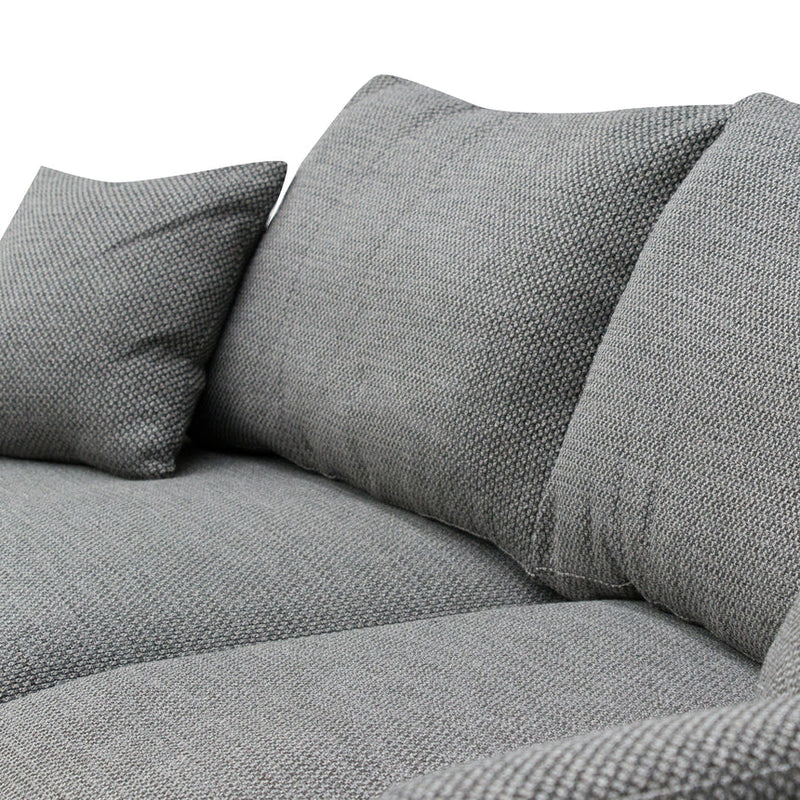 4 Seater Fabric Sofa - Passive Grey