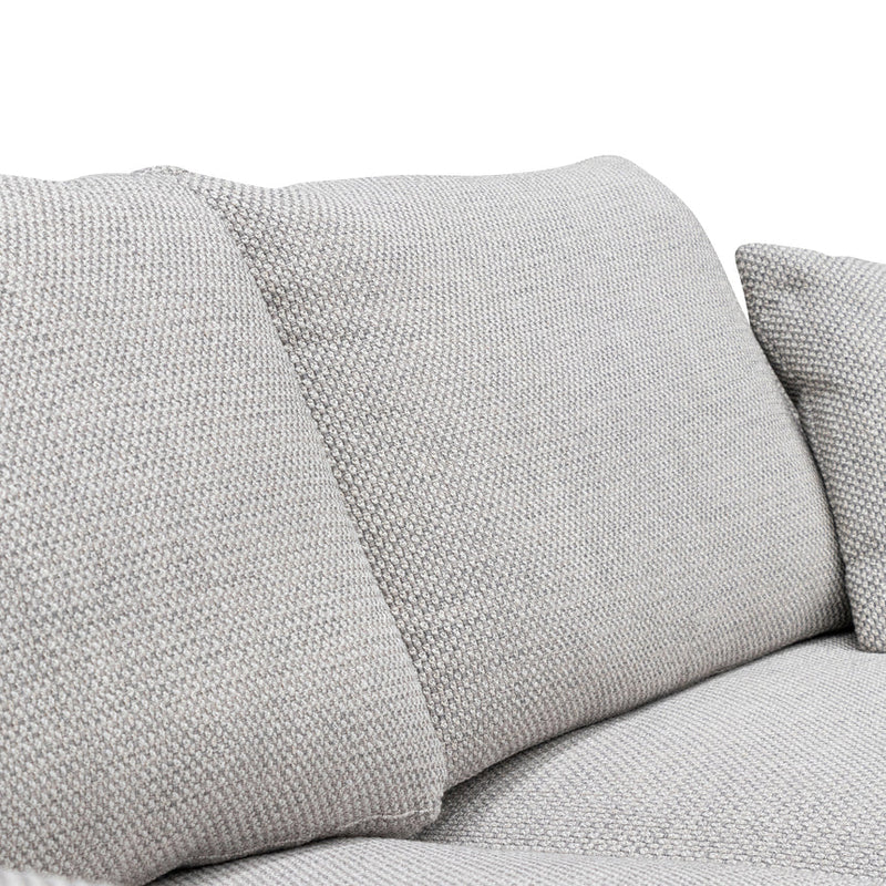 4 Seater Fabric Sofa - Noble Grey