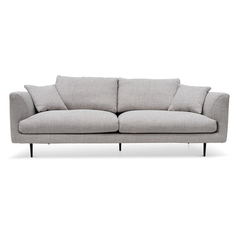 4 Seater Fabric Sofa - Noble Grey