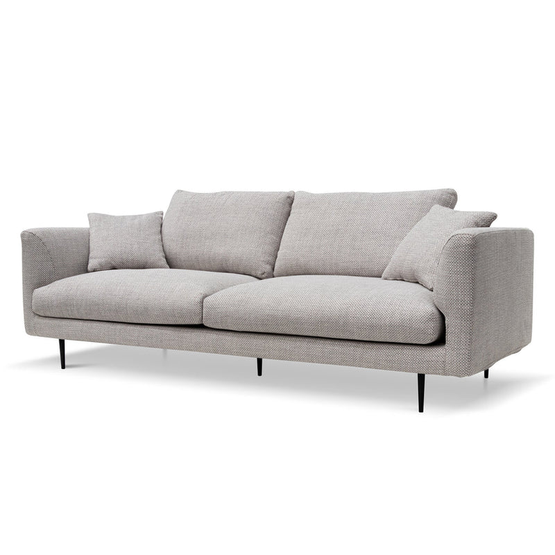 4 Seater Fabric Sofa - Noble Grey