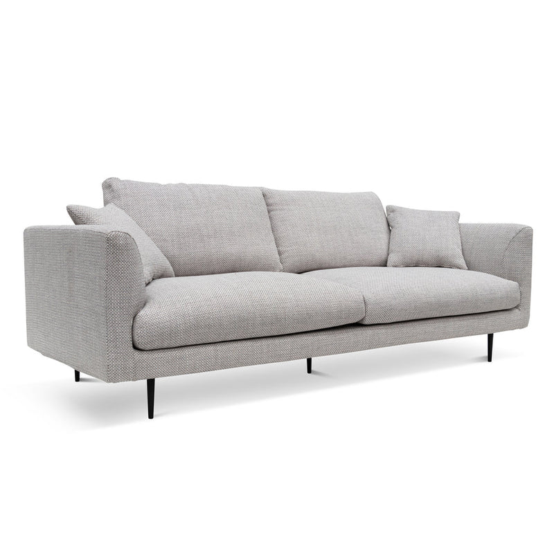 4 Seater Fabric Sofa - Noble Grey