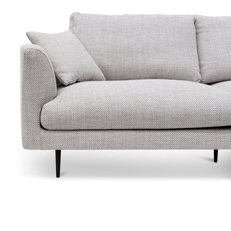 4 Seater Fabric Sofa - Noble Grey