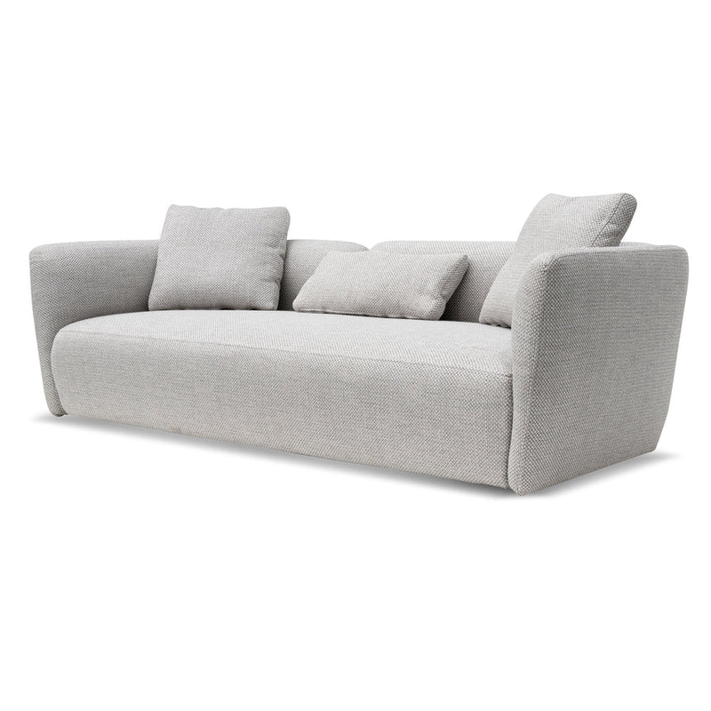 3 Seater Fabric Sofa - Noble Grey