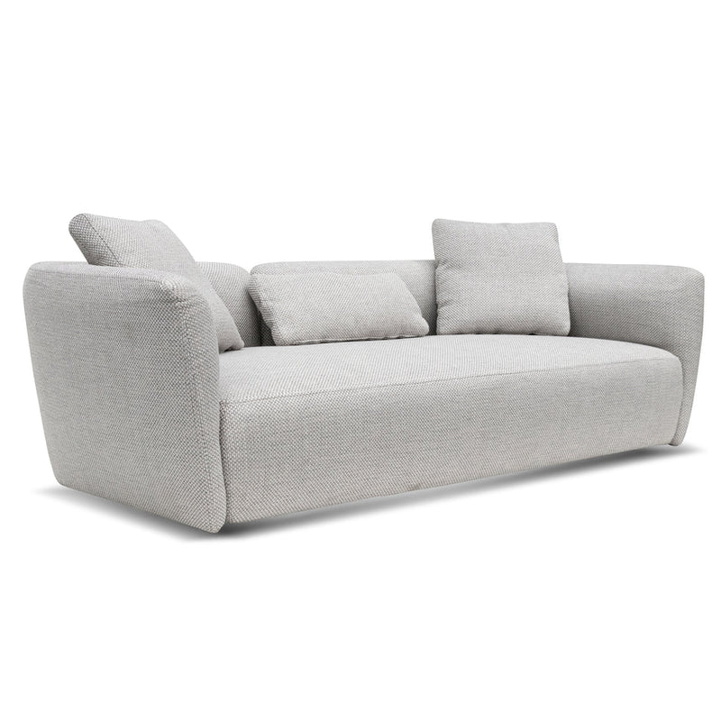 3 Seater Fabric Sofa - Passive Grey