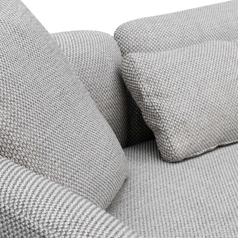 3 Seater Fabric Sofa - Noble Grey