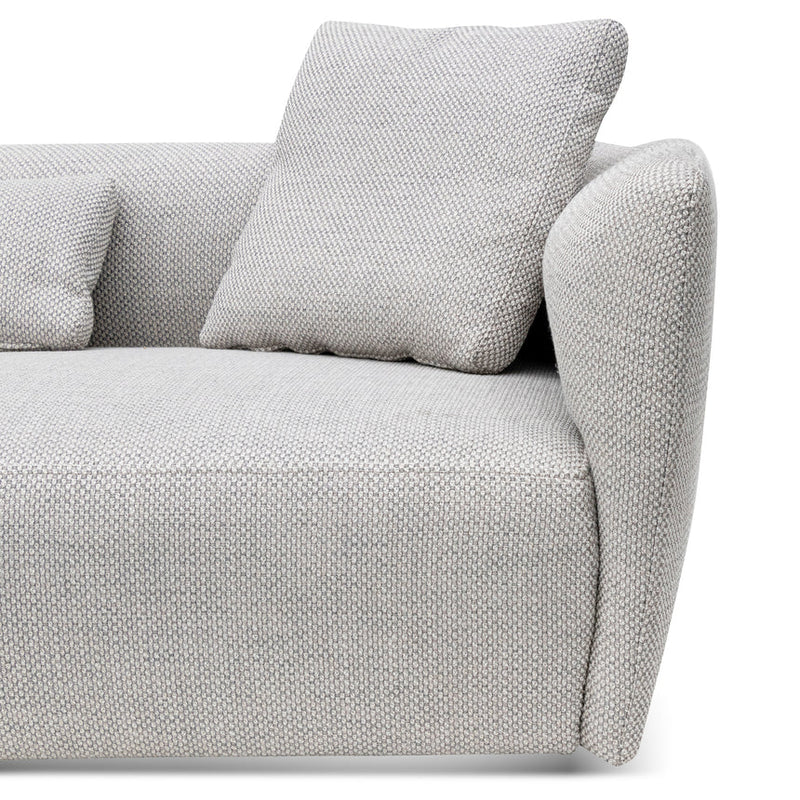 3 Seater Fabric Sofa - Noble Grey