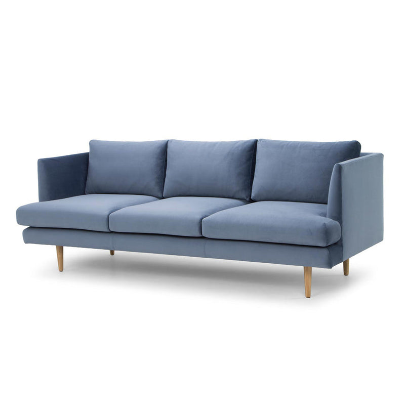 3 Seater Fabric Sofa - Navy