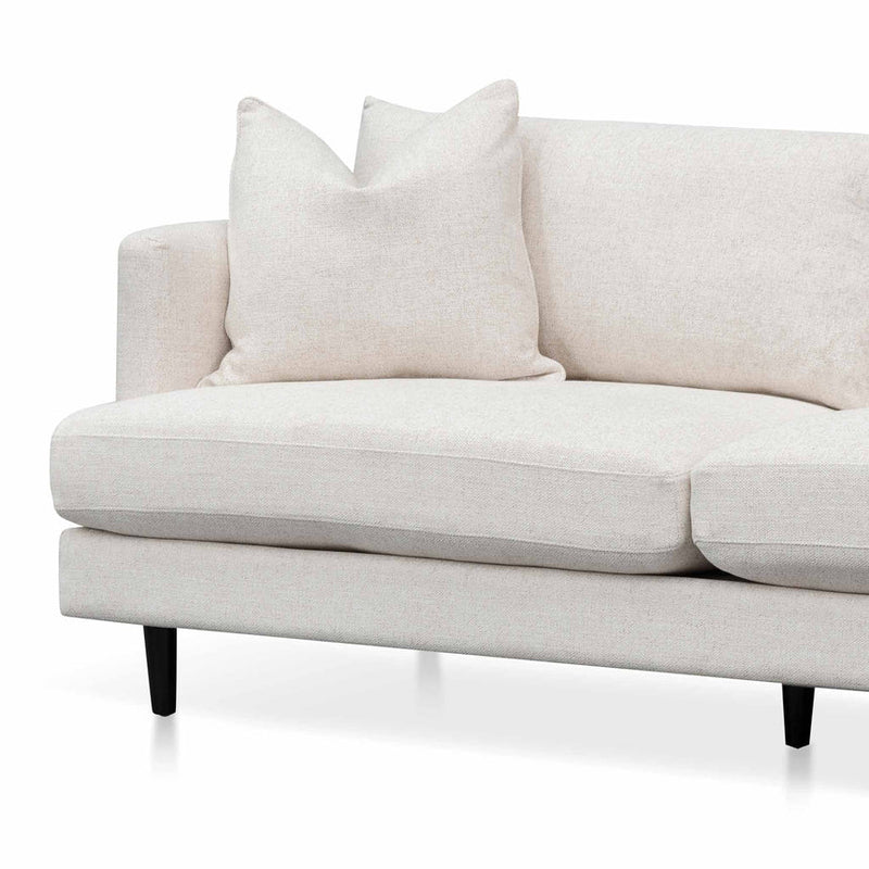 3 Seater Fabric Sofa - Silver Rust