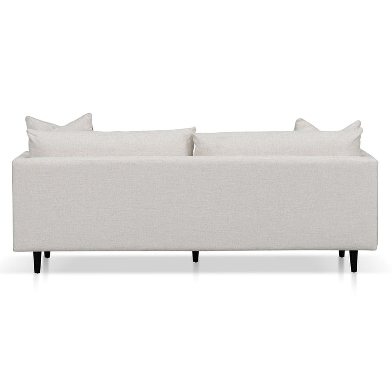 3 Seater Fabric Sofa - Silver Rust