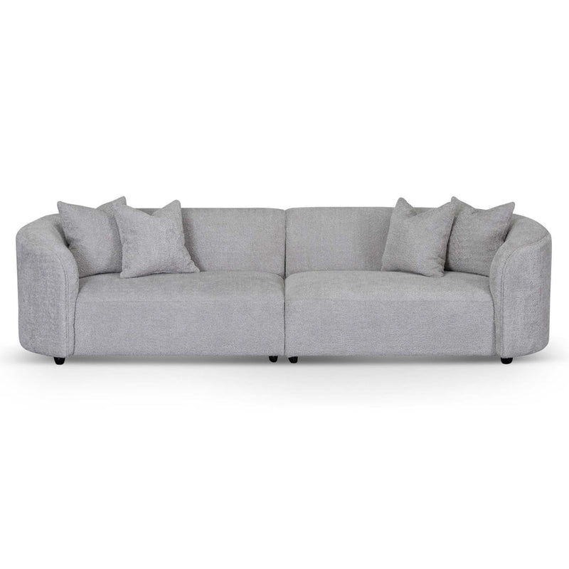 4 Seater Sofa - Charcoal Fleece