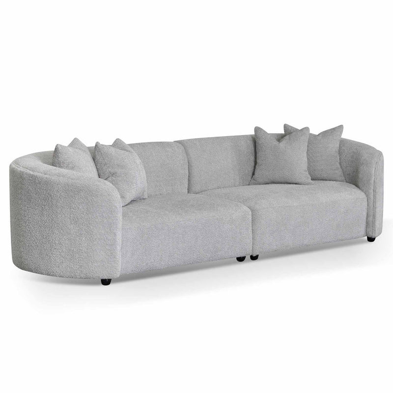 4 Seater Sofa - Charcoal Fleece