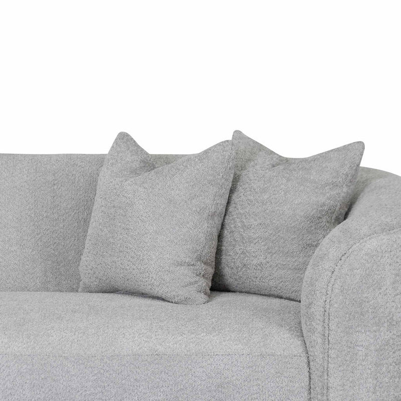 4 Seater Sofa - Charcoal Fleece