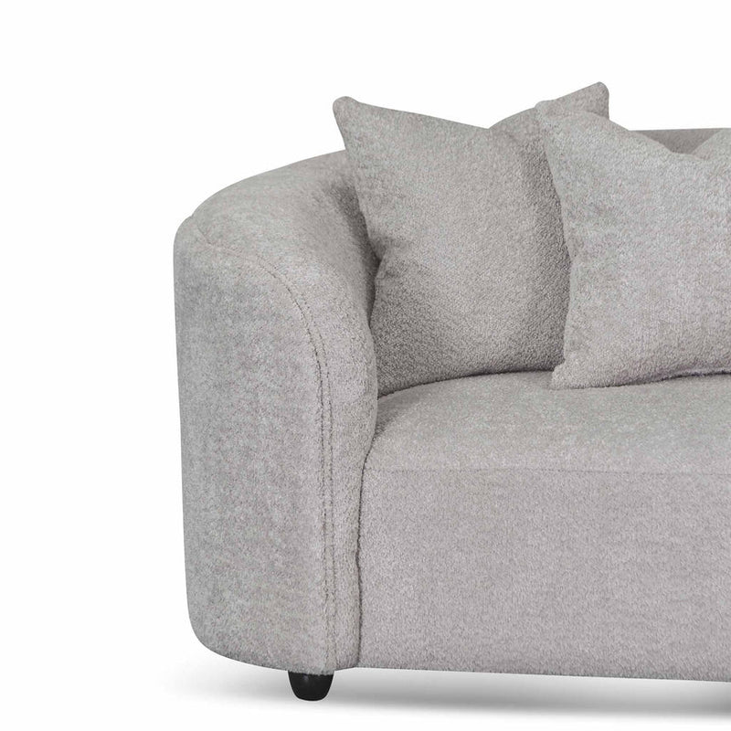 4 Seater Sofa - Charcoal Fleece