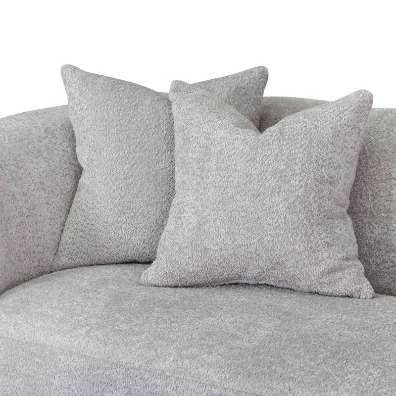 4 Seater Sofa - Charcoal Fleece