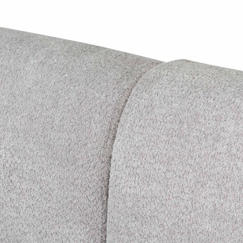 4 Seater Sofa - Charcoal Fleece