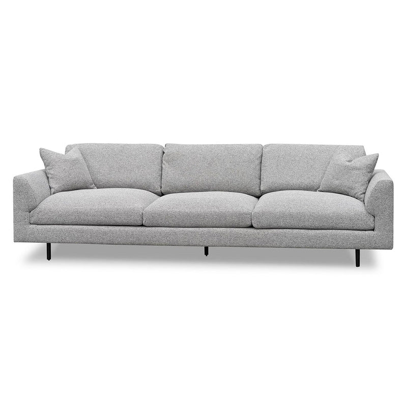 4 Seater Fabric Sofa - Grey