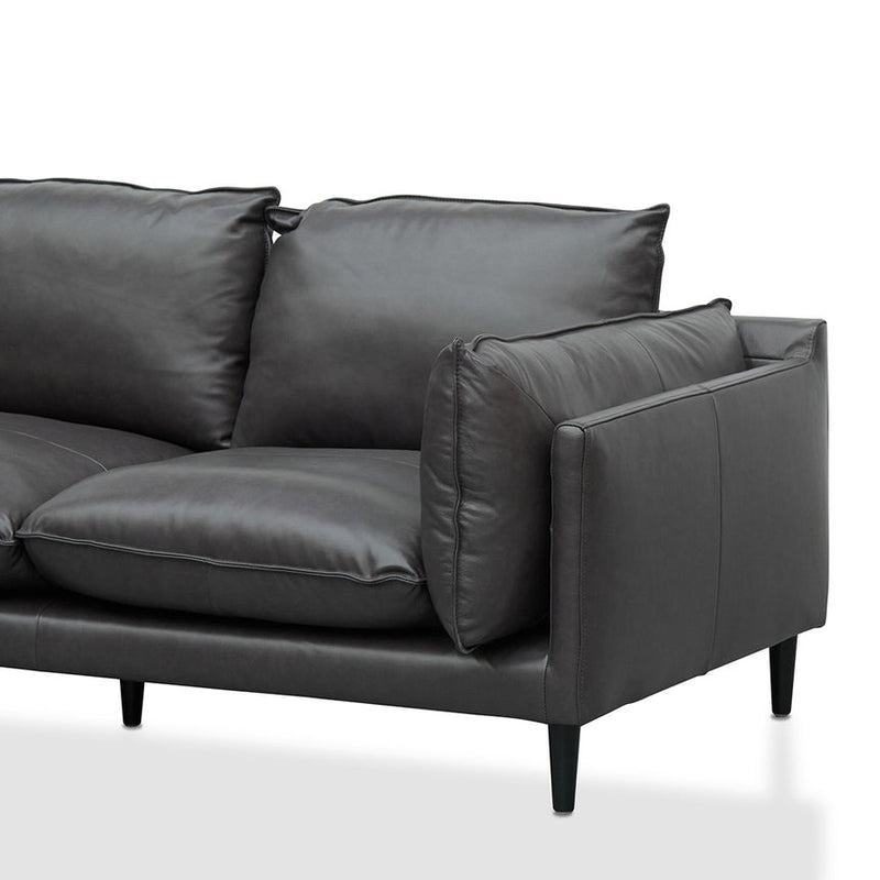 2 Seater Sofa - Shadow Grey Leather