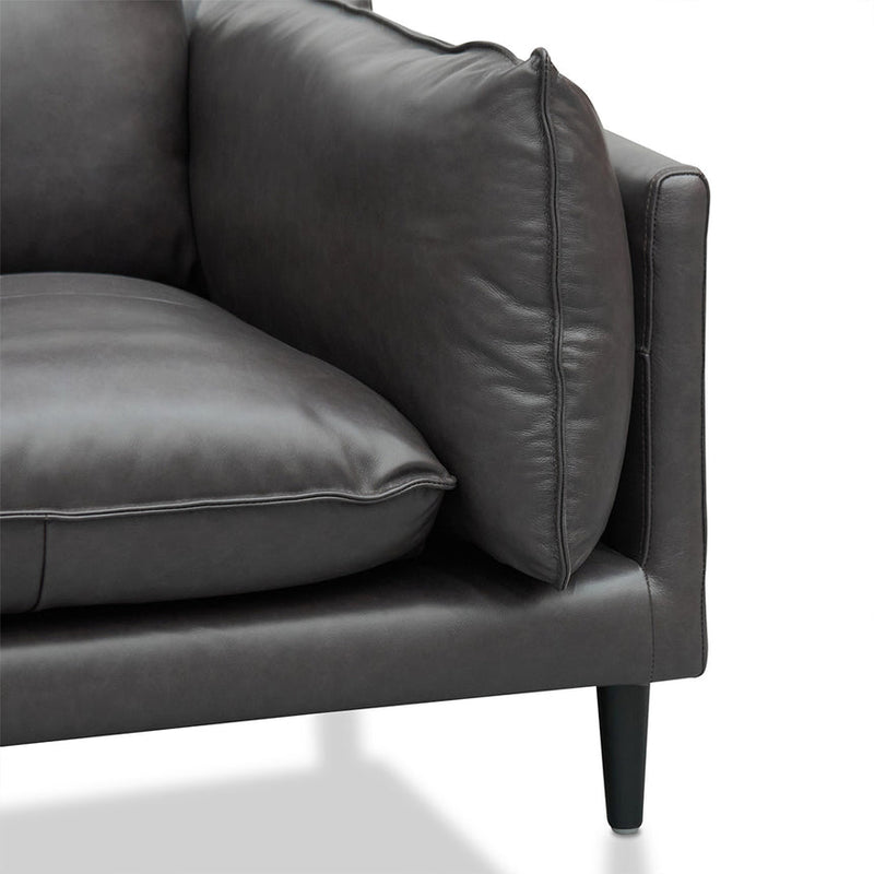 2 Seater Sofa - Shadow Grey Leather