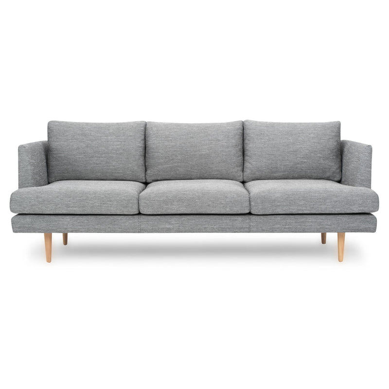 CLC767 3 Seater Fabric Sofa - Metal Grey