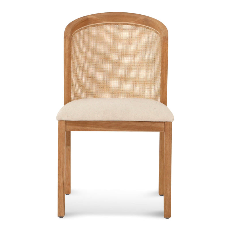 Black ELM Dining Chair - Light Beige