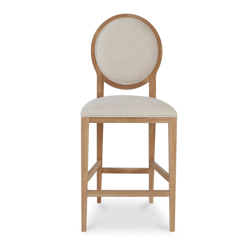 65cm Bar Stool - Light Beige (Set of 2)