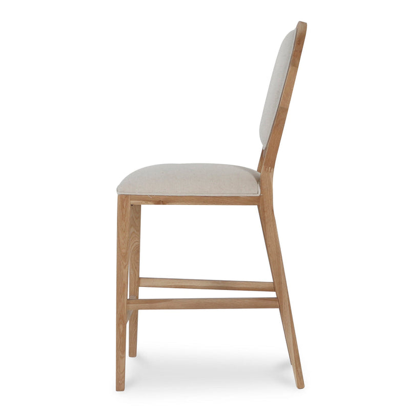 65cm Bar Stool - Light Beige (Set of 2)