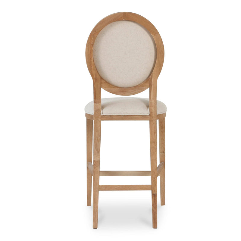 65cm Bar Stool - Light Beige (Set of 2)