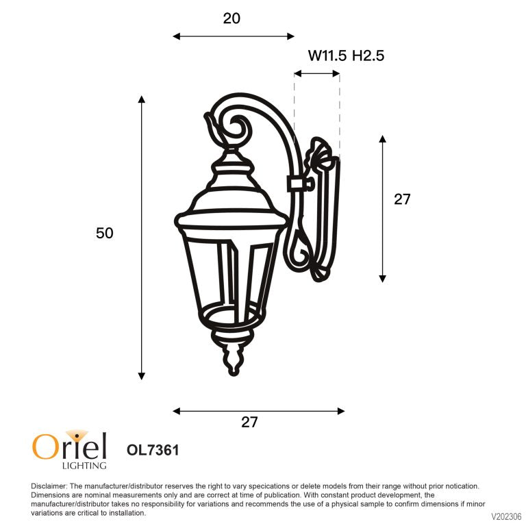 BRISTOL WALL LIGHT