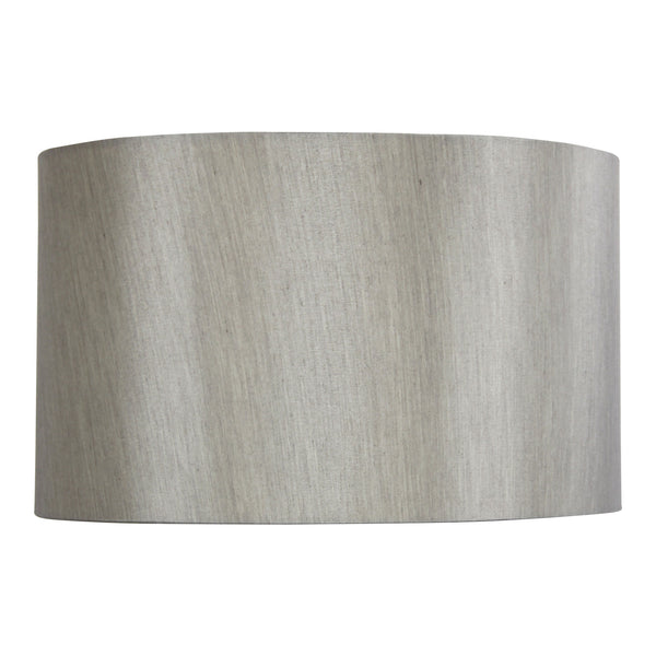 50cm Drum Satin Silver Shade