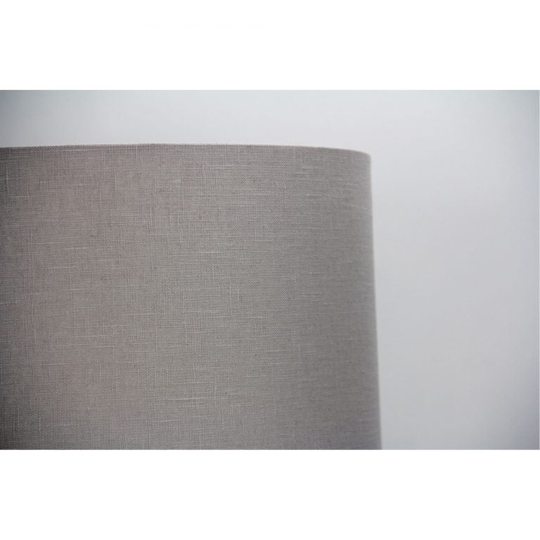 30cm Drum Putty Burlap Shade