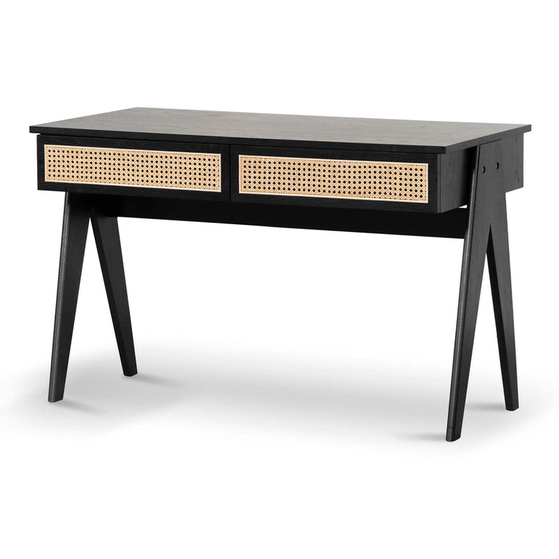 1.2m Home Office Desk - Full Black