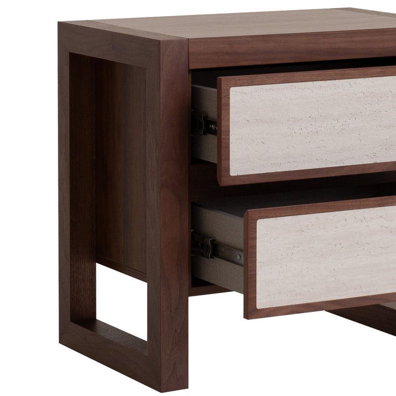 Bedside Table - Walnut