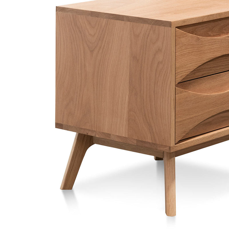 2 Drawer Bedside Table - Natural