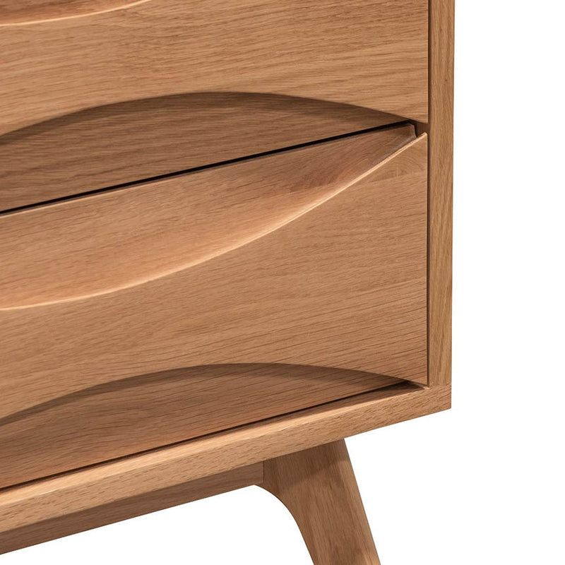 2 Drawer Bedside Table - Natural