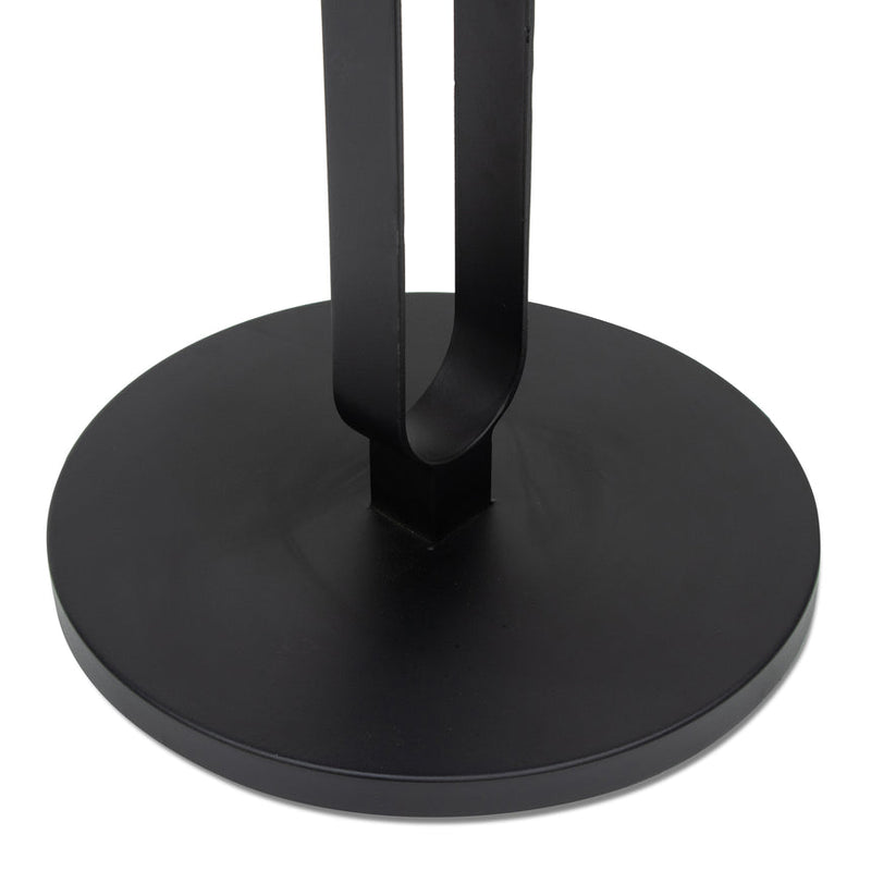 Round Side Table - Full Black