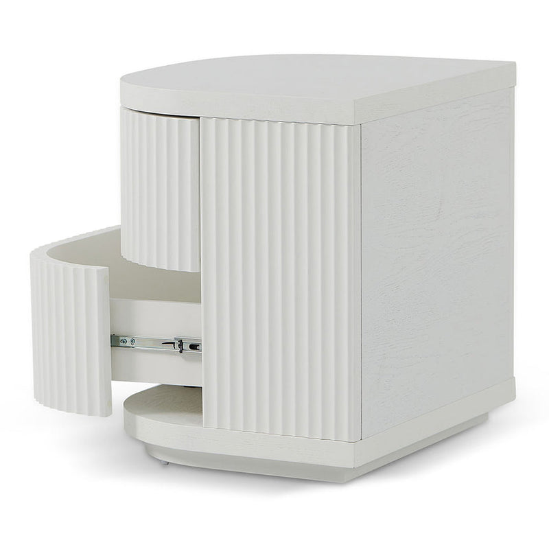 Bedside Table - Full White