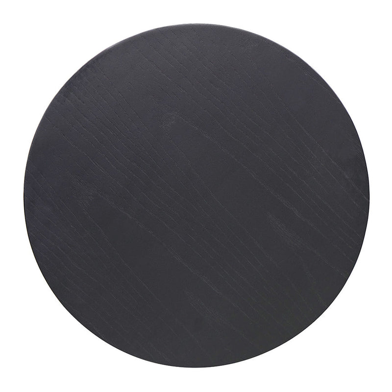 Round Side Table - Full Black