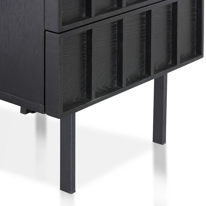 Bedside Table - Full Black