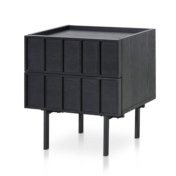 Bedside Table - Full Black