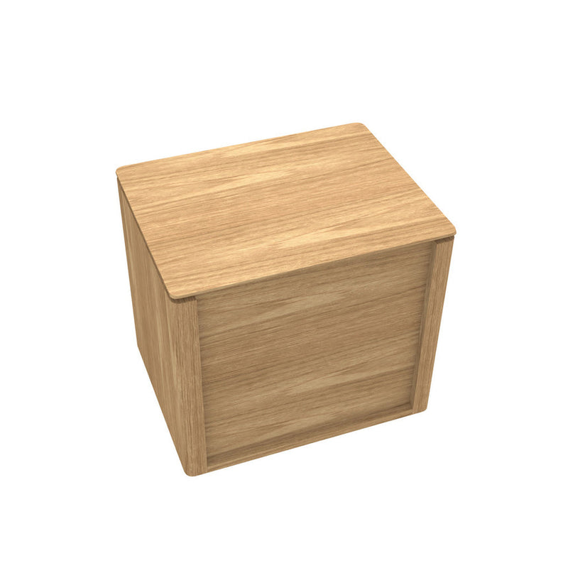 Bedside Table - Black Oak Veneer