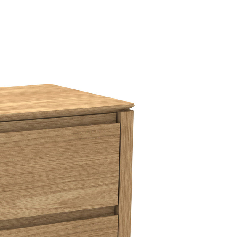 Bedside Table - Black Oak Veneer