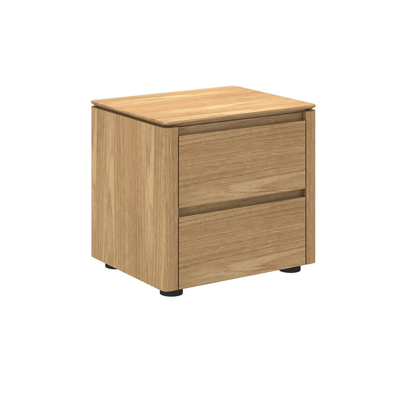 Bedside Table - Black Oak Veneer