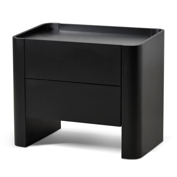 Bedside Table - Matte Black