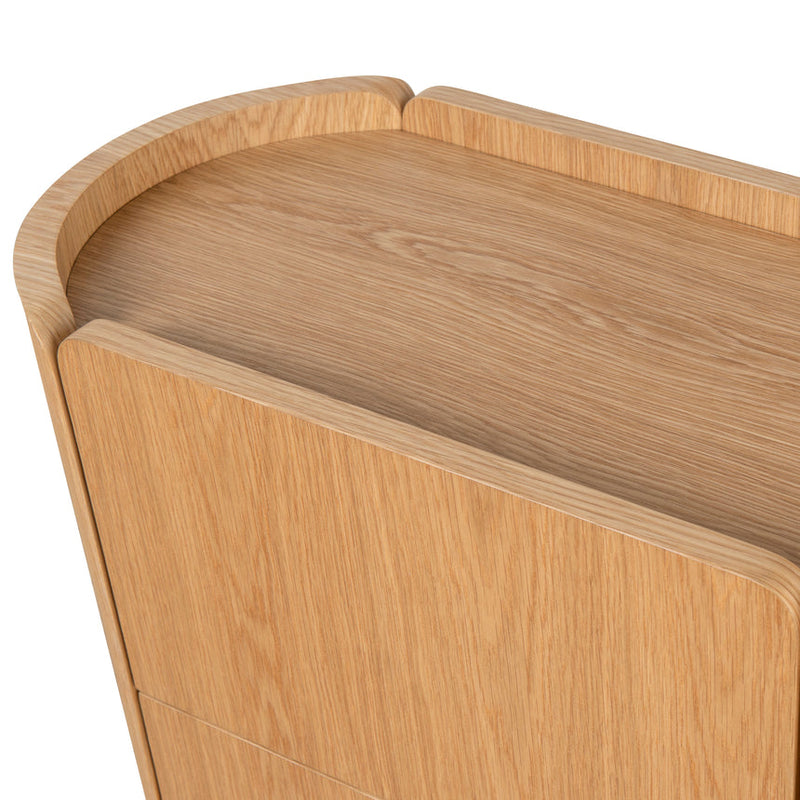 60cm Bedside Table - Natural Oak