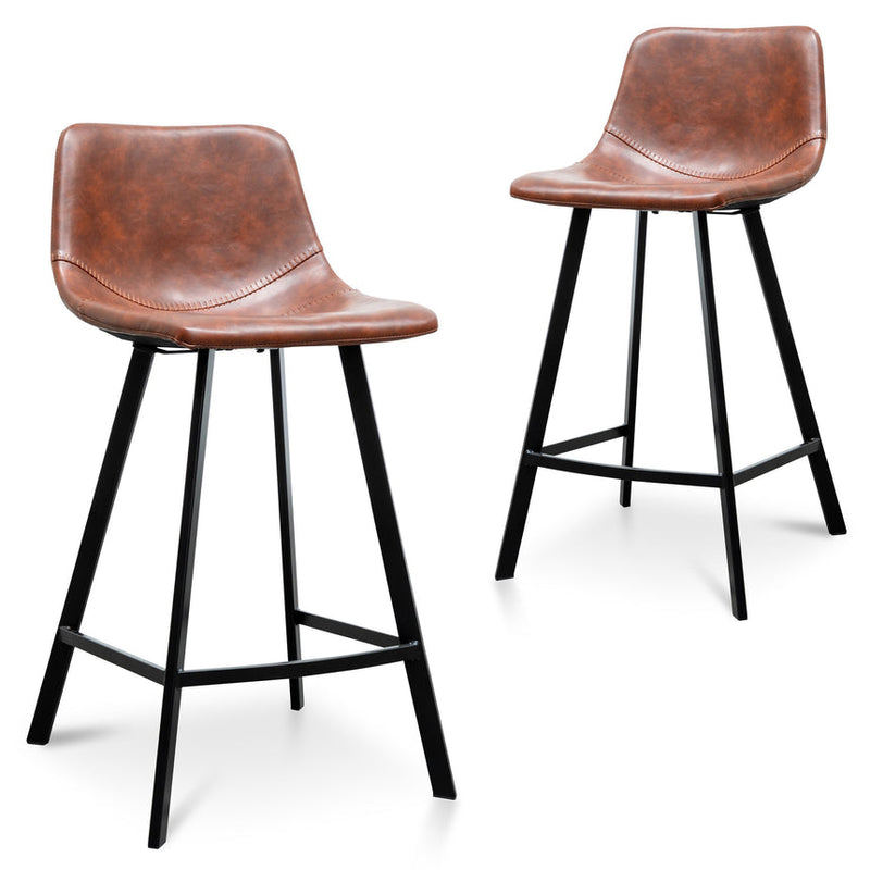 65cm Bar Stool - Spec Charcoal (Set of 2)