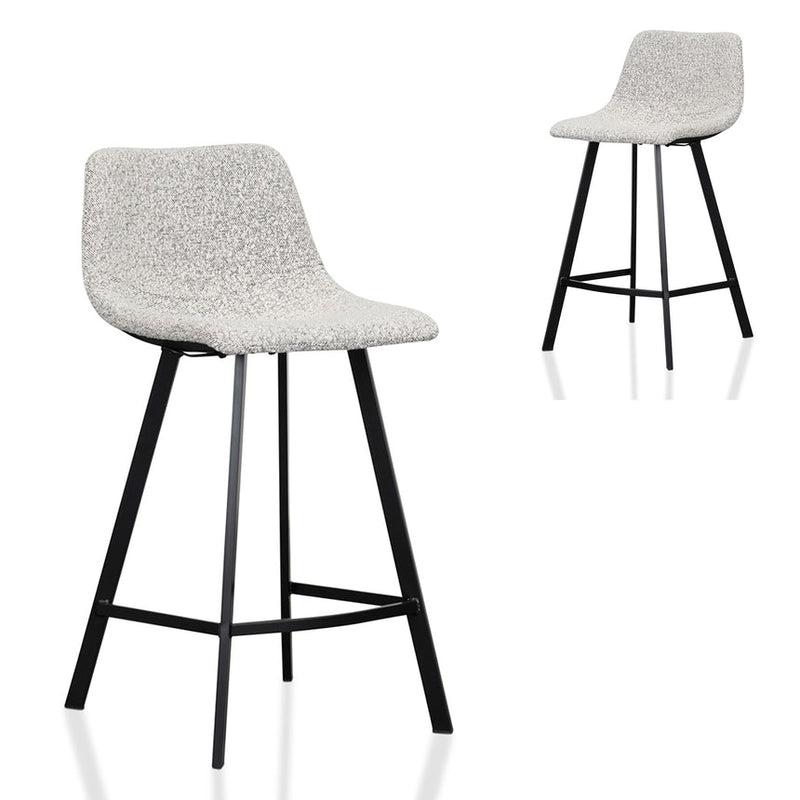 65cm Bar Stool - Spec Charcoal (Set of 2)