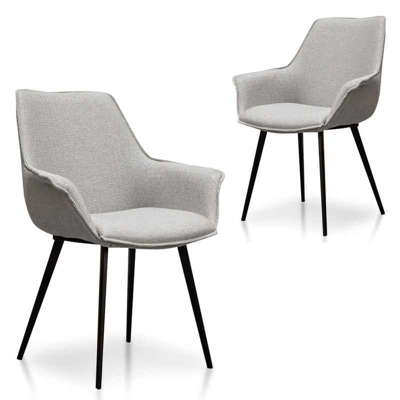 Dining Chair - Pepper Boucle (Set of 2)